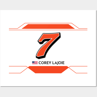 Corey LaJoie #7 2023 NASCAR Design Posters and Art